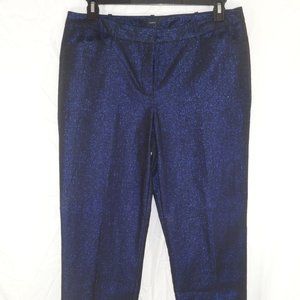 Royal Blue and Black sparkled pants size 16